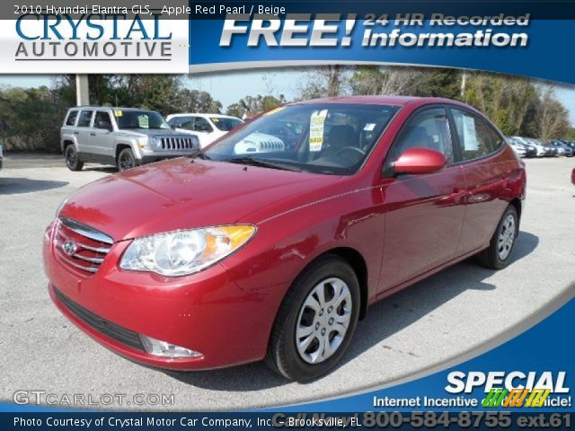 2010 Hyundai Elantra GLS in Apple Red Pearl