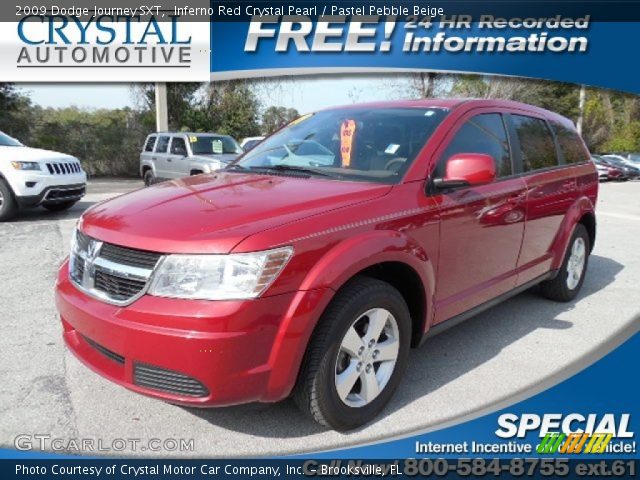 2009 Dodge Journey SXT in Inferno Red Crystal Pearl
