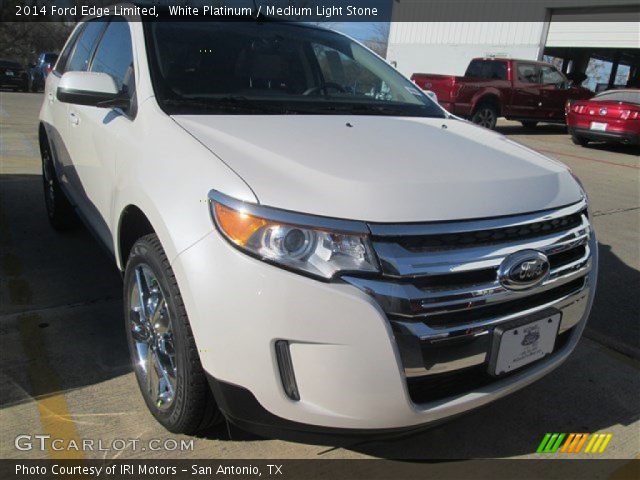 2014 Ford Edge Limited in White Platinum