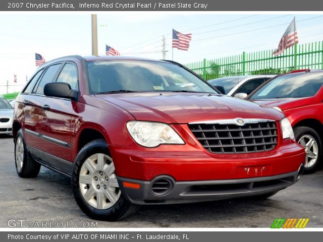 2007 Chrysler Pacifica  in Inferno Red Crystal Pearl