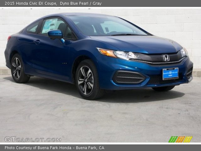 2015 Honda Civic EX Coupe in Dyno Blue Pearl