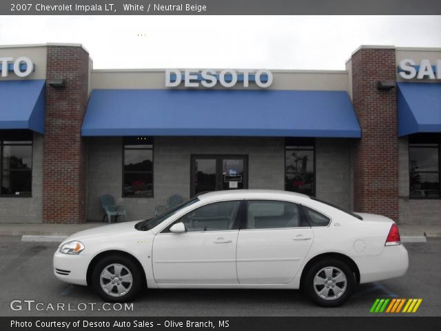 2007 Chevrolet Impala LT in White