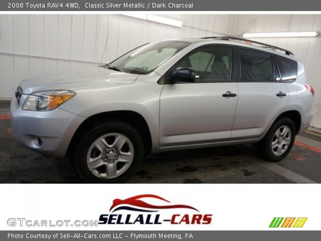 2008 Toyota RAV4 4WD in Classic Silver Metallic