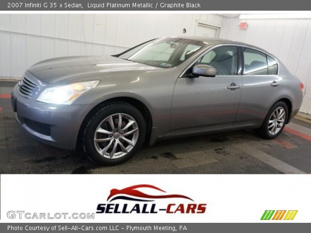 2007 Infiniti G 35 x Sedan in Liquid Platinum Metallic