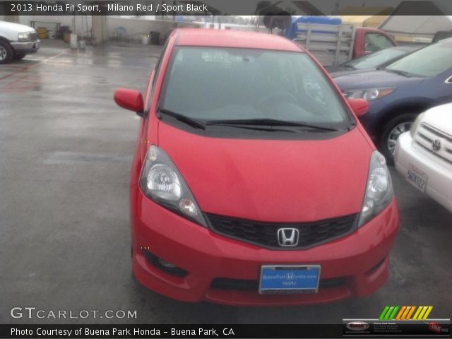 2013 Honda Fit Sport in Milano Red
