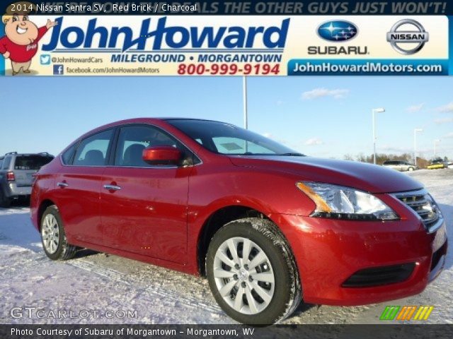 2014 Nissan Sentra SV in Red Brick