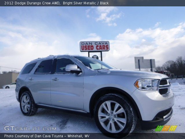 2012 Dodge Durango Crew AWD in Bright Silver Metallic