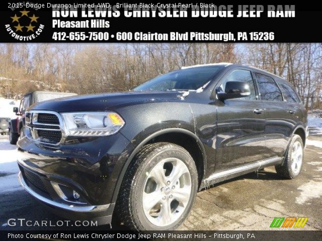 2015 Dodge Durango Limited AWD in Brilliant Black Crystal Pearl