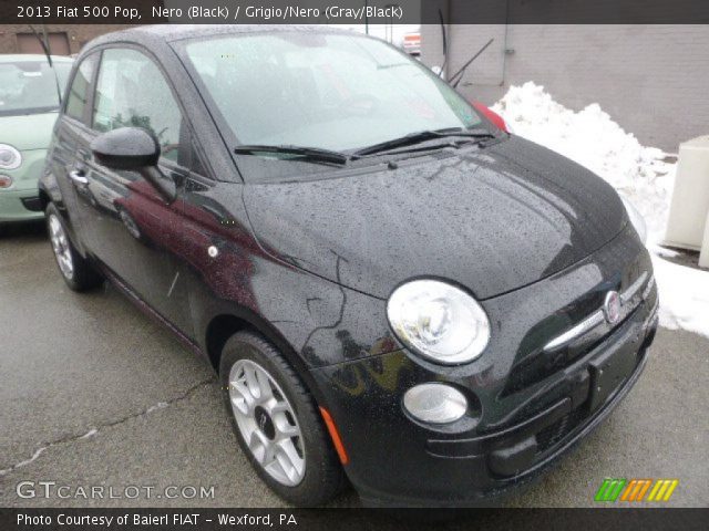 2013 Fiat 500 Pop in Nero (Black)