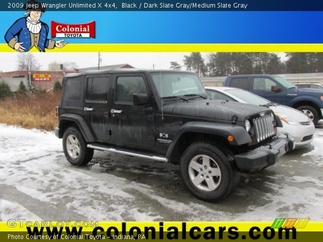 2009 Jeep Wrangler Unlimited X 4x4 in Black
