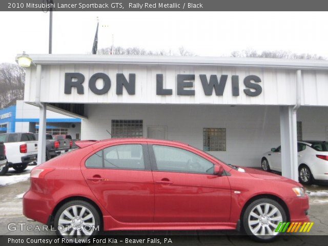2010 Mitsubishi Lancer Sportback GTS in Rally Red Metallic