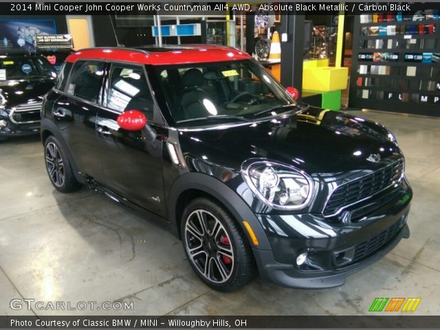 2014 Mini Cooper John Cooper Works Countryman All4 AWD in Absolute Black Metallic