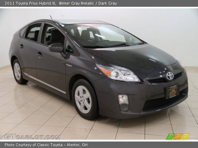 2011 Toyota Prius Hybrid III in Winter Gray Metallic