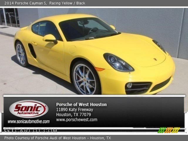 2014 Porsche Cayman S in Racing Yellow