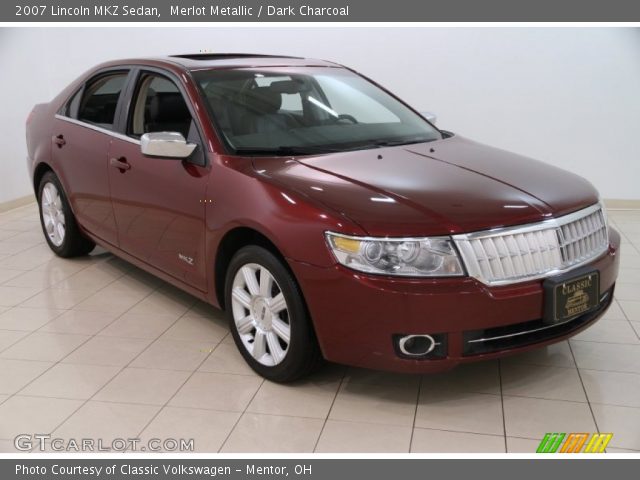2007 Lincoln MKZ Sedan in Merlot Metallic