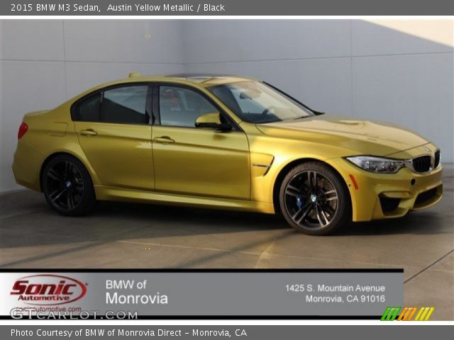2015 BMW M3 Sedan in Austin Yellow Metallic