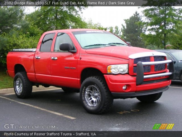 2002 Dodge Ram 1500 SLT Plus Quad Cab 4x4 in Flame Red