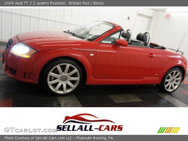 2004 Audi TT 3.2 quattro Roadster in Brilliant Red