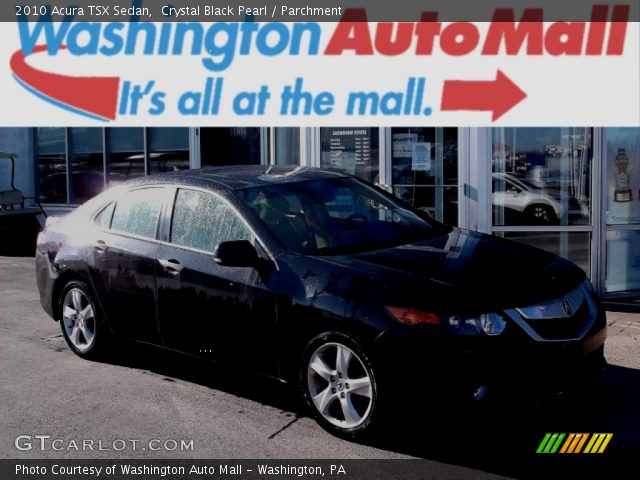 2010 Acura TSX Sedan in Crystal Black Pearl