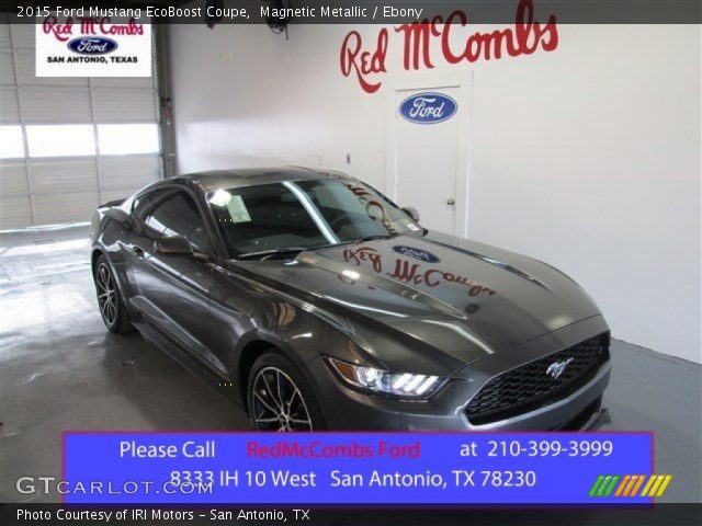 2015 Ford Mustang EcoBoost Coupe in Magnetic Metallic
