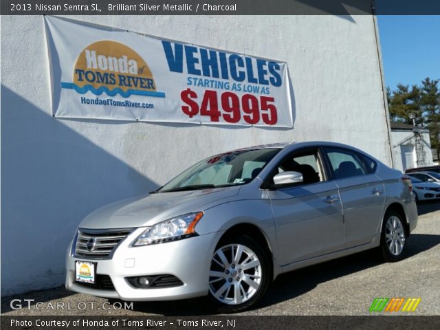 2013 Nissan Sentra SL in Brilliant Silver Metallic