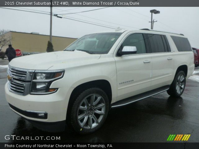 2015 Chevrolet Suburban LTZ 4WD in White Diamond Tricoat