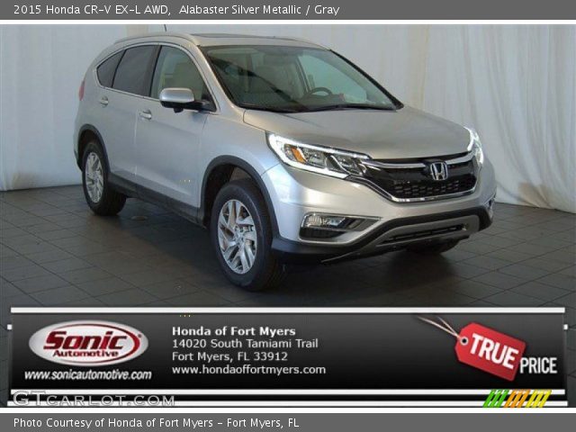 2015 Honda CR-V EX-L AWD in Alabaster Silver Metallic