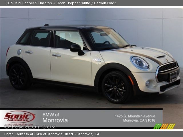 2015 Mini Cooper S Hardtop 4 Door in Pepper White