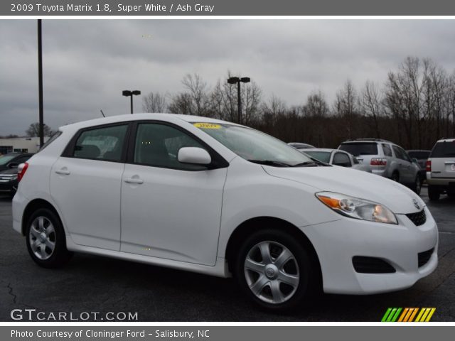 2009 Toyota Matrix 1.8 in Super White