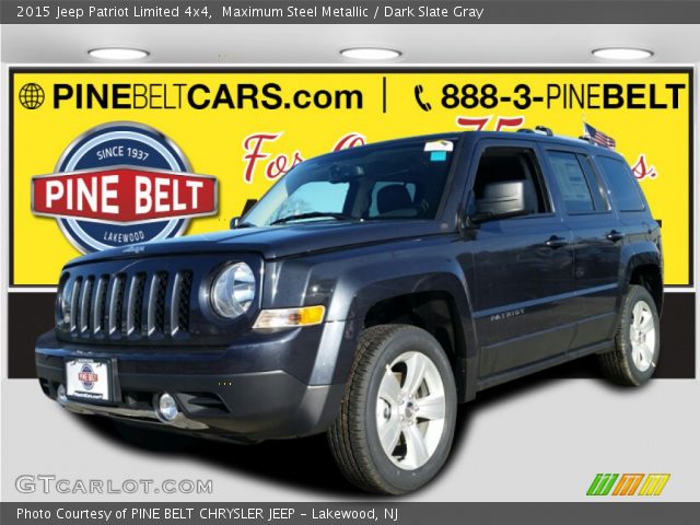 2015 Jeep Patriot Limited 4x4 in Maximum Steel Metallic