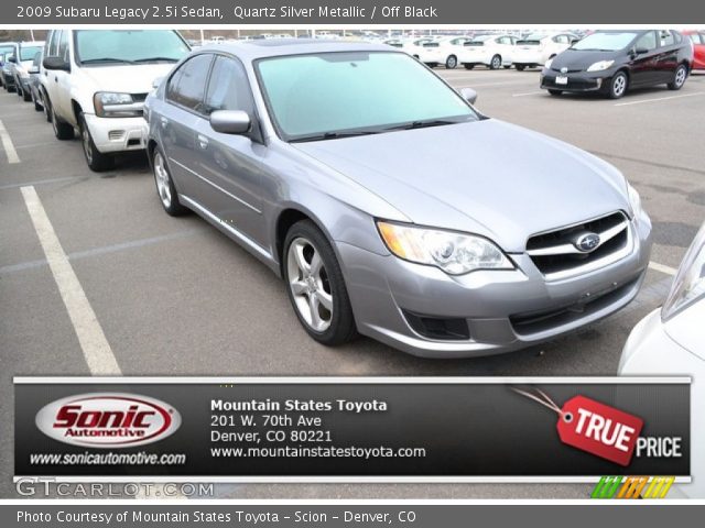 2009 Subaru Legacy 2.5i Sedan in Quartz Silver Metallic