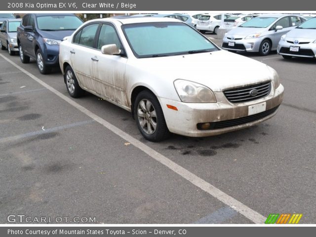 2008 Kia Optima EX V6 in Clear White