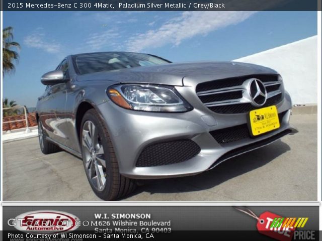 2015 Mercedes-Benz C 300 4Matic in Paladium Silver Metallic