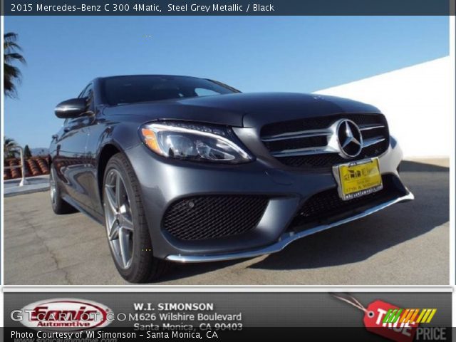 2015 Mercedes-Benz C 300 4Matic in Steel Grey Metallic