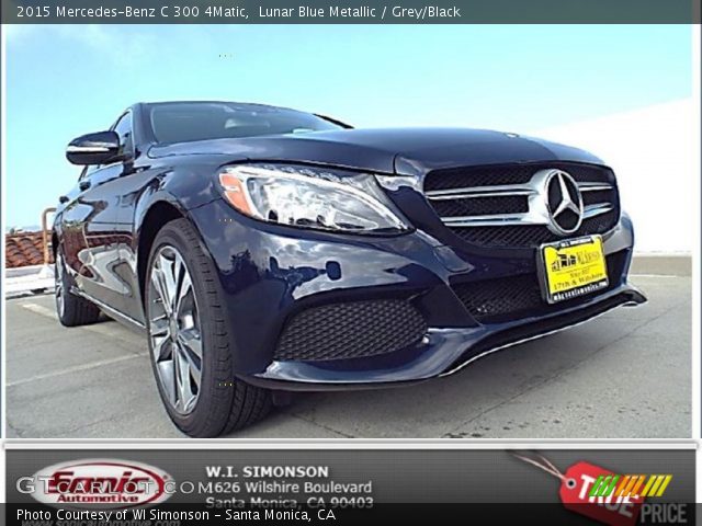 2015 Mercedes-Benz C 300 4Matic in Lunar Blue Metallic