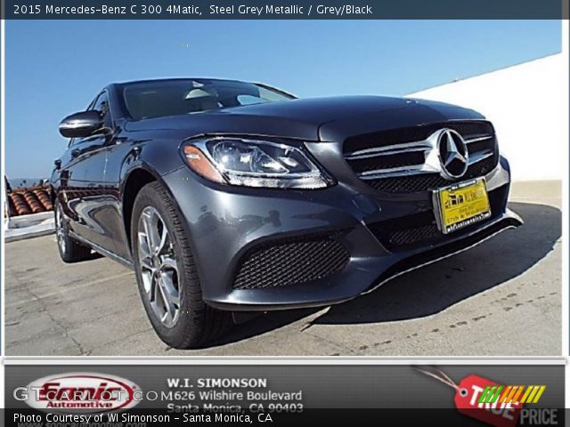2015 Mercedes-Benz C 300 4Matic in Steel Grey Metallic
