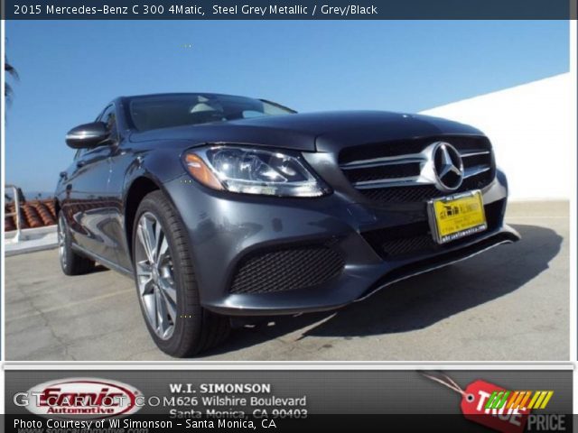2015 Mercedes-Benz C 300 4Matic in Steel Grey Metallic