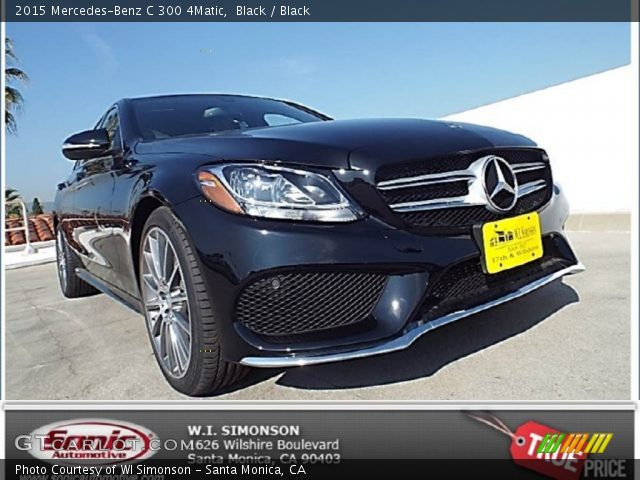 2015 Mercedes-Benz C 300 4Matic in Black