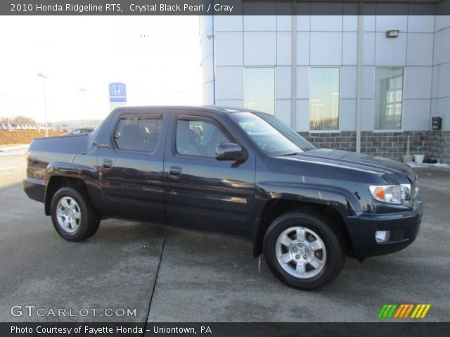 2010 Honda Ridgeline RTS in Crystal Black Pearl