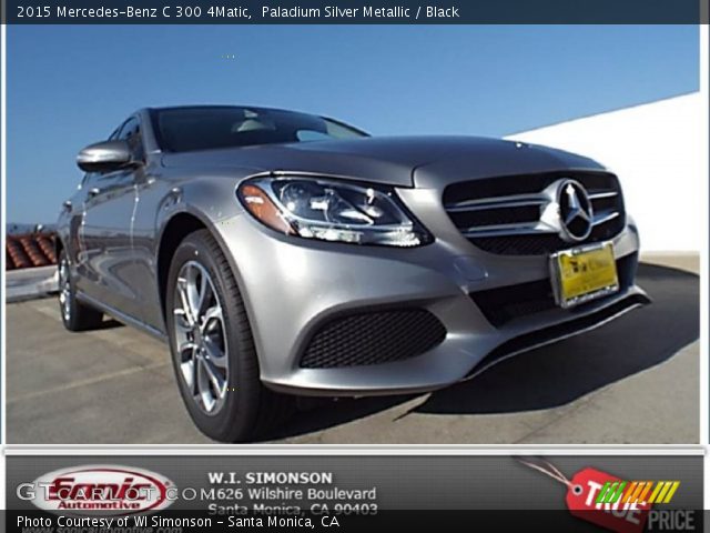 2015 Mercedes-Benz C 300 4Matic in Paladium Silver Metallic