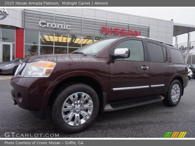 2015 Nissan Armada Platinum in Midnight Garnet