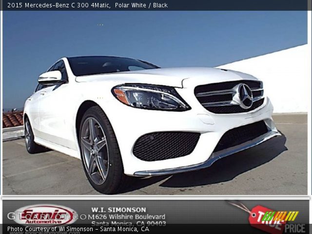 2015 Mercedes-Benz C 300 4Matic in Polar White