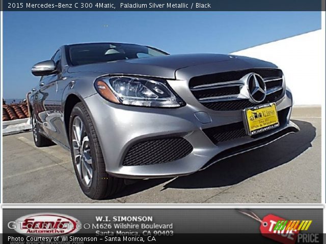 2015 Mercedes-Benz C 300 4Matic in Paladium Silver Metallic