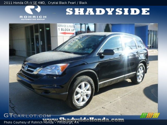 2011 Honda CR-V SE 4WD in Crystal Black Pearl