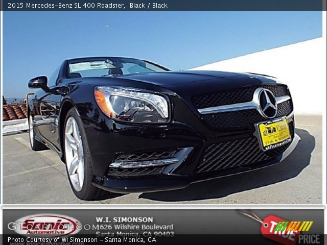 2015 Mercedes-Benz SL 400 Roadster in Black