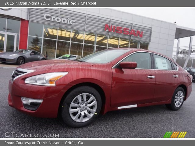 2015 Nissan Altima 2.5 S in Cayenne Red