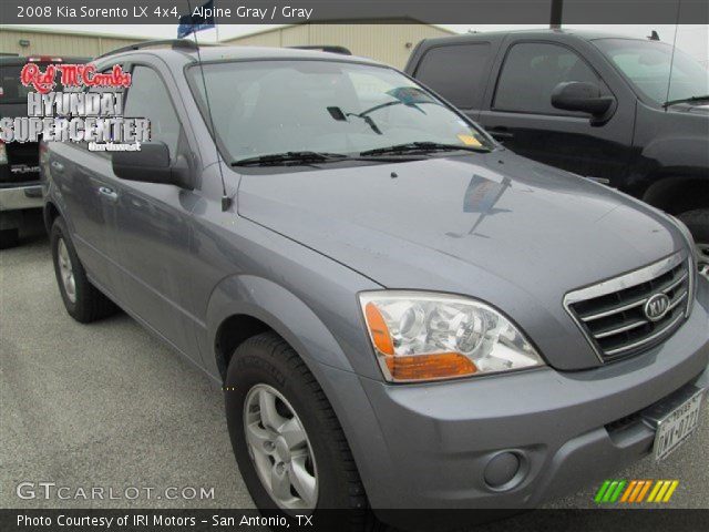 2008 Kia Sorento LX 4x4 in Alpine Gray