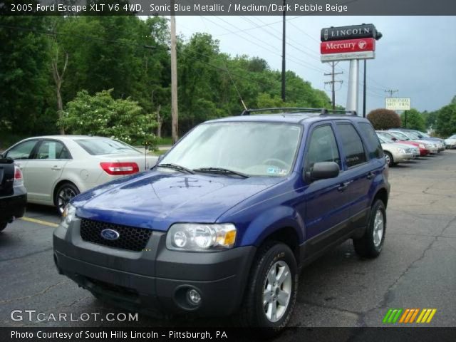 2005 Ford Escape XLT V6 4WD in Sonic Blue Metallic