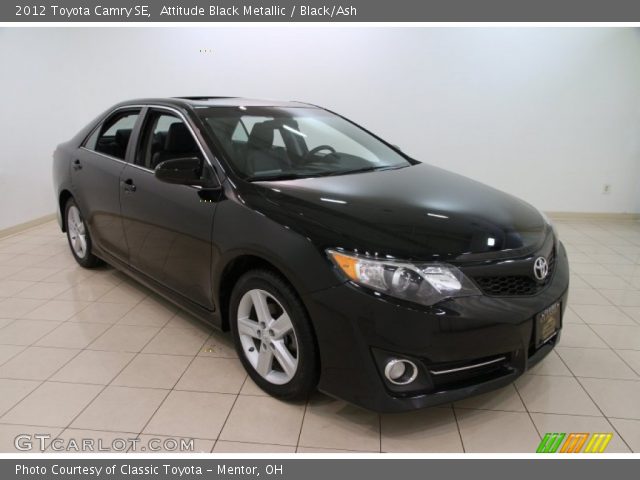 2012 Toyota Camry SE in Attitude Black Metallic