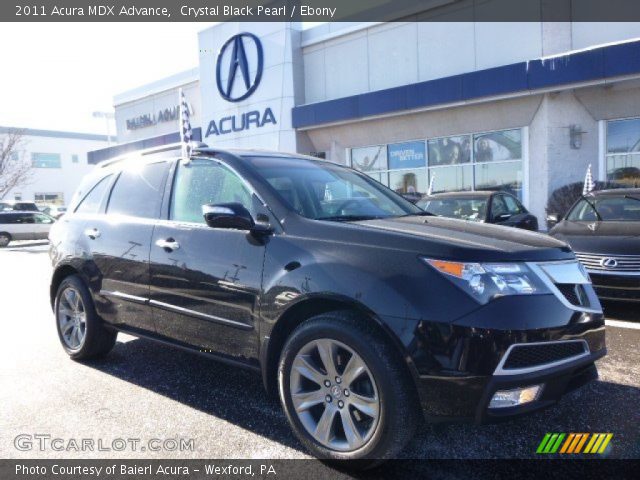 2011 Acura MDX Advance in Crystal Black Pearl